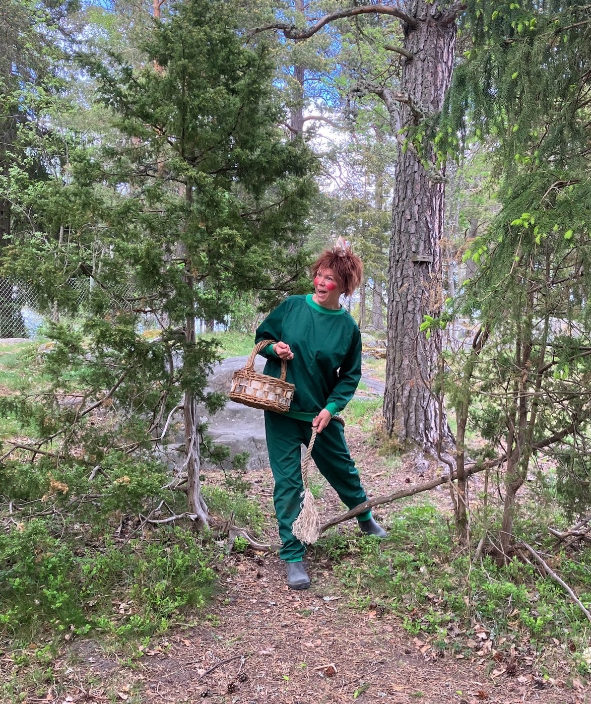 Skogsmulle bor i skogen